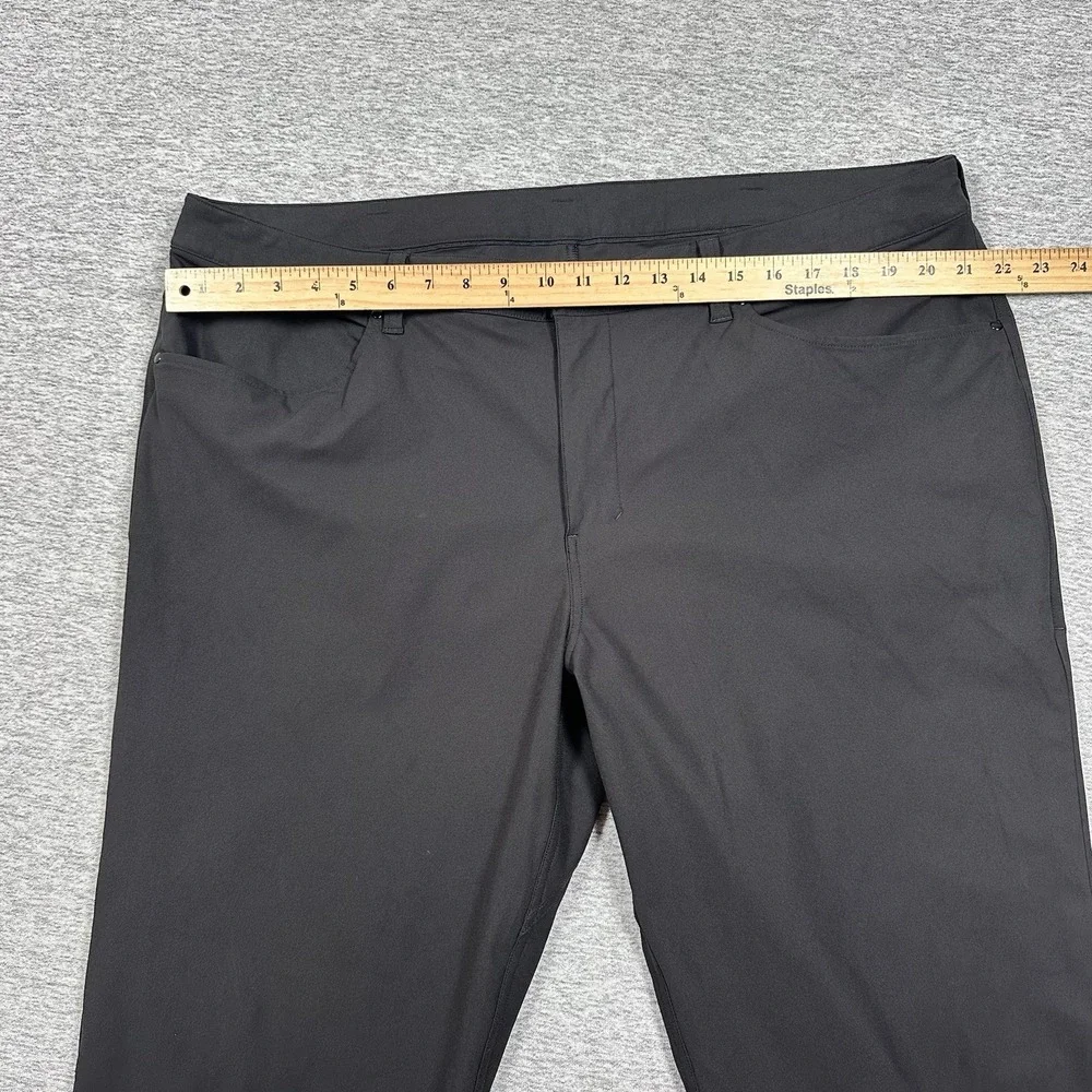 Lululemon Pants Mens 42x34 Black ABC Slim Warpstreme Business Chino City